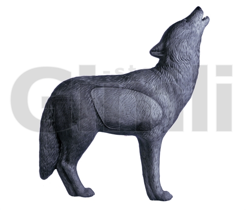 Rinehart Target 3D Howling Wolf Grey